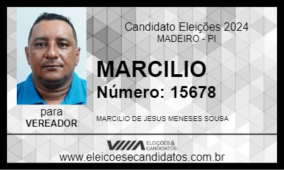 Candidato MARCILIO 2024 - MADEIRO - Eleições