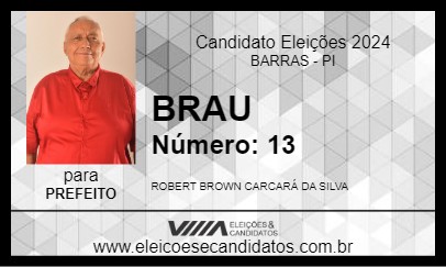 Candidato BRAU 2024 - BARRAS - Eleições