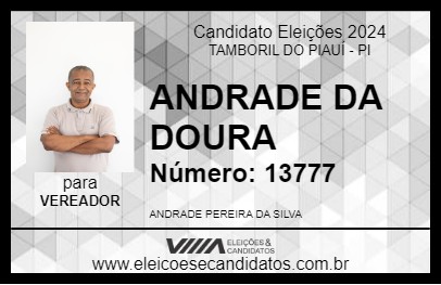 Candidato ANDRADE 2024 - TAMBORIL DO PIAUÍ - Eleições