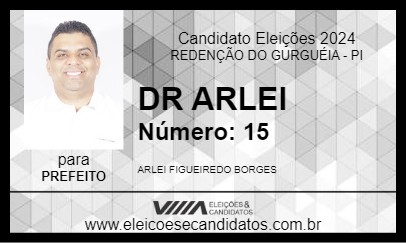 Candidato DR ARLEI 2024 - REDENÇÃO DO GURGUÉIA - Eleições