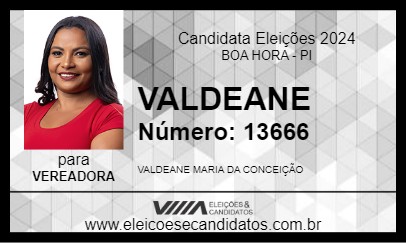 Candidato VALDEANE 2024 - BOA HORA - Eleições