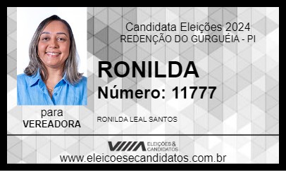 Candidato RONILDA 2024 - REDENÇÃO DO GURGUÉIA - Eleições