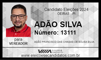 Candidato ADÃO SILVA 2024 - OEIRAS - Eleições