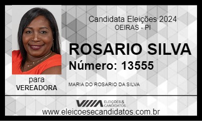 Candidato ROSARIO SILVA 2024 - OEIRAS - Eleições