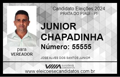 Candidato JUNIOR CHAPADINHA 2024 - PRATA DO PIAUÍ - Eleições