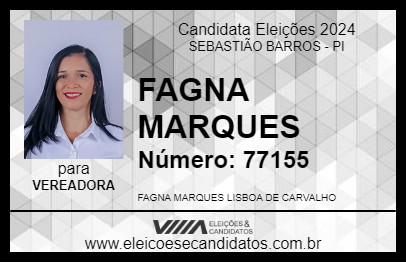 Candidato FAGNA MARQUES 2024 - SEBASTIÃO BARROS - Eleições