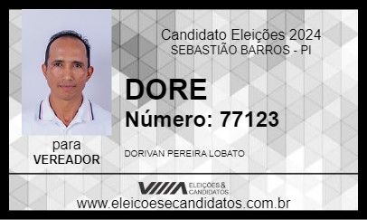 Candidato DORE 2024 - SEBASTIÃO BARROS - Eleições