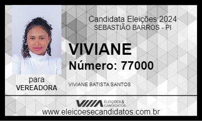 Candidato VIVIANE 2024 - SEBASTIÃO BARROS - Eleições