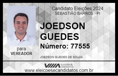 Candidato JOEDSON GUEDES 2024 - SEBASTIÃO BARROS - Eleições