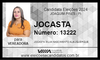 Candidato JOCASTA 2024 - JOAQUIM PIRES - Eleições