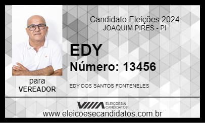 Candidato EDY 2024 - JOAQUIM PIRES - Eleições