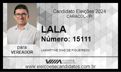 Candidato LALA 2024 - CARACOL - Eleições