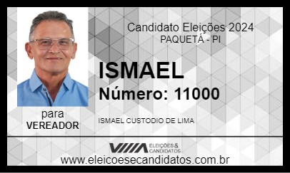 Candidato ISMAEL 2024 - PAQUETÁ - Eleições