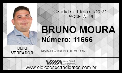 Candidato BRUNO MOURA 2024 - PAQUETÁ - Eleições