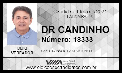 Candidato DR CANDINHO 2024 - PARNAÍBA - Eleições