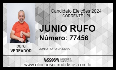 Candidato JUNIO RUFO 2024 - CORRENTE - Eleições