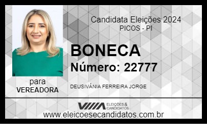 Candidato BONECA 2024 - PICOS - Eleições