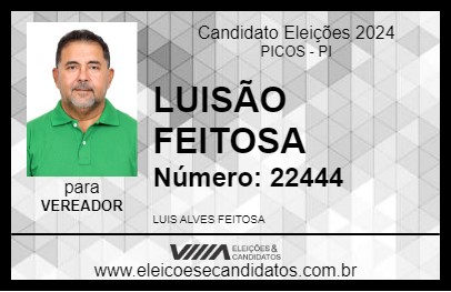 Candidato LUISÃO FEITOSA 2024 - PICOS - Eleições