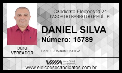 Candidato DANIEL SILVA 2024 - LAGOA DO BARRO DO PIAUÍ - Eleições