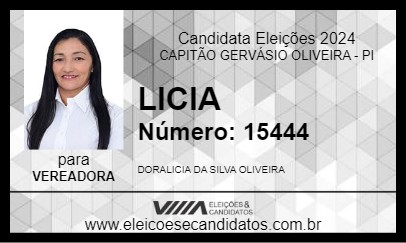 Candidato LICIA 2024 - CAPITÃO GERVÁSIO OLIVEIRA - Eleições