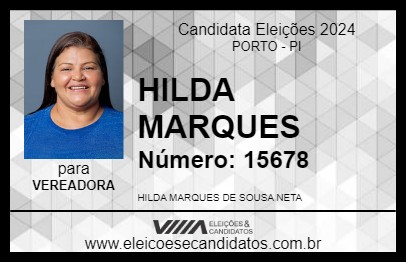 Candidato HILDA MARQUES 2024 - PORTO - Eleições