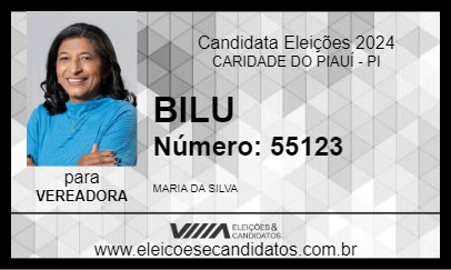 Candidato BILU 2024 - CARIDADE DO PIAUÍ - Eleições