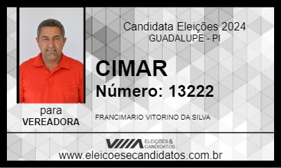 Candidato CIMAR 2024 - GUADALUPE - Eleições