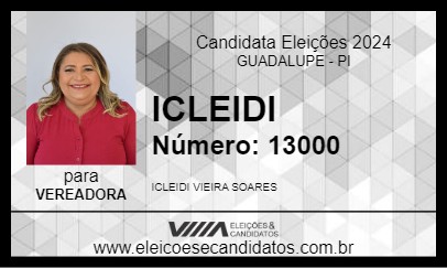 Candidato ICLEIDI 2024 - GUADALUPE - Eleições