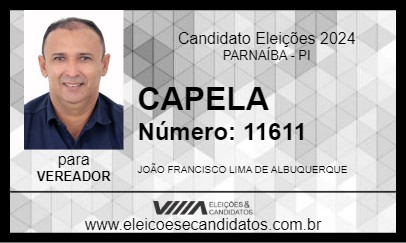 Candidato CAPELA 2024 - PARNAÍBA - Eleições