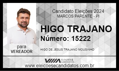 Candidato HIGO TRAJANO 2024 - MARCOS PARENTE - Eleições