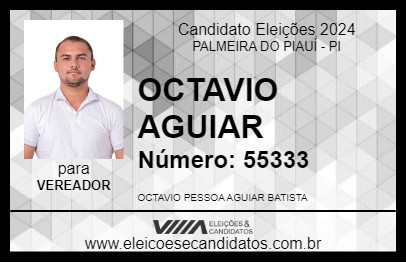 Candidato OCTAVIO AGUIAR 2024 - PALMEIRA DO PIAUÍ - Eleições