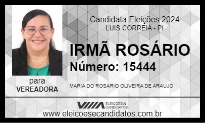 Candidato IRMÃ ROSÁRIO 2024 - LUIS CORREIA - Eleições