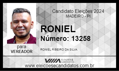 Candidato RONIEL 2024 - MADEIRO - Eleições