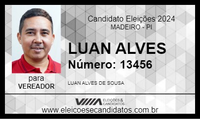 Candidato LUAN ALVES 2024 - MADEIRO - Eleições