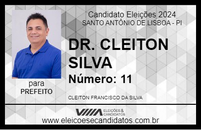 Candidato DR. CLEITON SILVA 2024 - SANTO ANTÔNIO DE LISBOA - Eleições