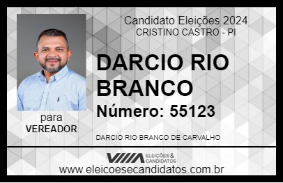 Candidato DARCIO RIO BRANCO 2024 - CRISTINO CASTRO - Eleições