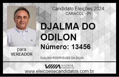 Candidato DJALMA DO ODILON 2024 - CARACOL - Eleições