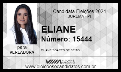 Candidato ELIANE 2024 - JUREMA - Eleições