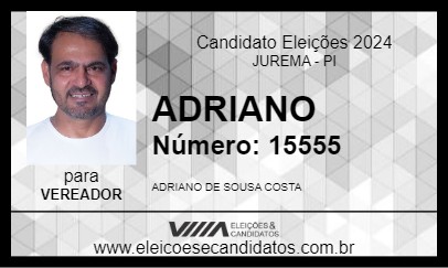 Candidato ADRIANO 2024 - JUREMA - Eleições