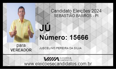 Candidato JÚ 2024 - SEBASTIÃO BARROS - Eleições