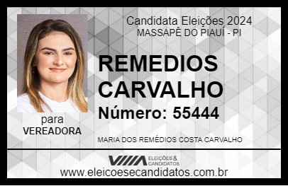 Candidato REMEDIOS CARVALHO 2024 - MASSAPÊ DO PIAUÍ - Eleições