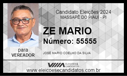 Candidato ZE MARIO 2024 - MASSAPÊ DO PIAUÍ - Eleições