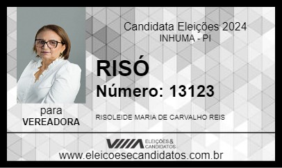 Candidato RISÓ 2024 - INHUMA - Eleições