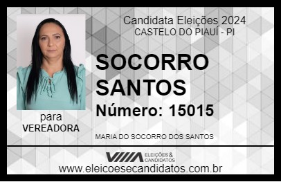 Candidato SOCORRO SANTOS 2024 - CASTELO DO PIAUÍ - Eleições