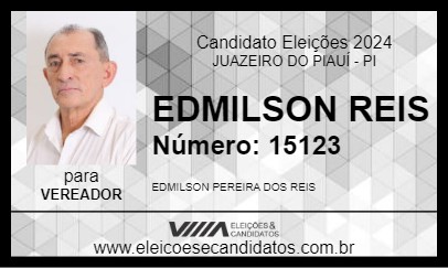 Candidato EDMILSON REIS  2024 - JUAZEIRO DO PIAUÍ - Eleições