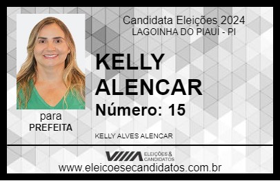 Candidato KELLY ALENCAR 2024 - LAGOINHA DO PIAUÍ - Eleições