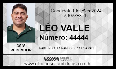 Candidato LÉO VALLE 2024 - AROAZES - Eleições