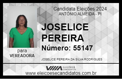 Candidato JOSELICE 2024 - ANTÔNIO ALMEIDA - Eleições