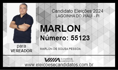 Candidato MARLON 2024 - LAGOINHA DO PIAUÍ - Eleições