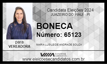 Candidato BONECA 2024 - JUAZEIRO DO PIAUÍ - Eleições